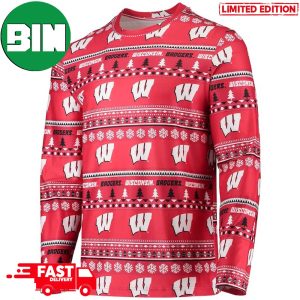 Wisconsin Badgers Concepts Sport For Men And Women Xmas 2023 Gift For Fans Ugly Sweater