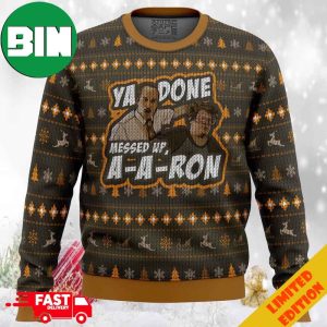 Ya Done Messed Up Aaron Key And Peele Ugly Christmas Sweater 2023 Anime Ape For Men And Women