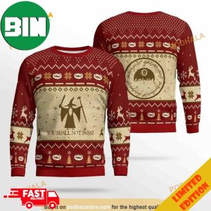 You Shall Not Pass Lord Of The Rings Ugly Christmas Sweater For Men And Women