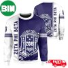 Personalised Born Finer Zeta Phi Beta Christmas Gift 2023 For Family Xmas Ugly Sweater