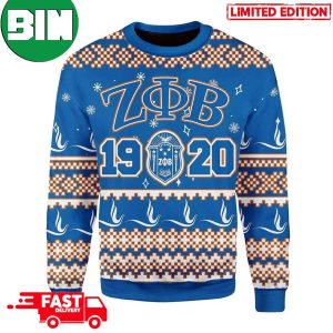 Zeta Phi Beta Christmas Gift 2023 Xmas Ugly Sweater