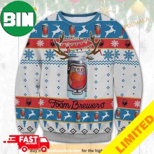 3D Foam Brewers Beer Ipa Xmas Funny 2023 Holiday Custom And Personalized Idea Christmas Ugly Sweater