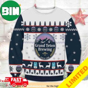3D Grand Teton Brewing Beer Xmas Funny 2023 Holiday Custom And Personalized Idea Christmas Ugly Sweater
