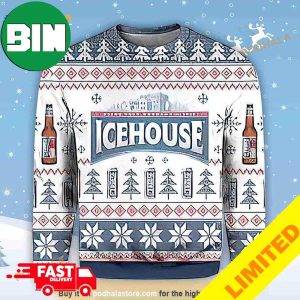 3D Icehouse Beer Xmas Funny 2023 Holiday Custom And Personalized Idea Christmas Ugly Sweater