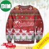 3D Personalized Name Darts And Beer Noel Pattern Xmas Funny 2023 Holiday Custom And Personalized Idea Christmas Ugly Sweater