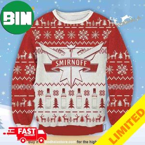 3D Smirnoff Beer Drinking Xmas Funny 2023 Holiday Custom And Personalized Idea Christmas Ugly Sweater
