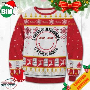 A Friend With Budweiser Ugly Sweater