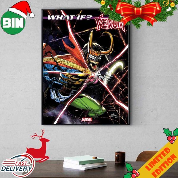 A New Comic Series What If Venom Marvel Comics Poster Canvas