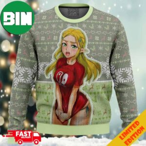 Ahegao The Legend Of Zelda Ugly Christmas Sweater 2023 Anime Ape For Men And Women