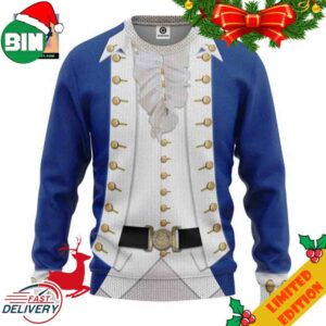 Alexander Hamilton Custom Ugly Sweater For Men And Women