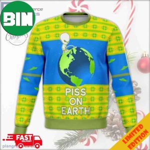 Alien Piss On Earth Christmas 2023 Holiday Ugly Sweater For Men And Women