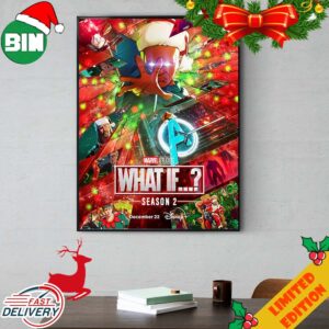 All New Episodes Of Marvel Studios What If Are Coming To Disney Plus On December 12 Holiday Poster Gift Poster Canvas