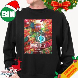 All New Episodes Of Marvel Studios What If Are Coming To Disney Plus On December 12 Holiday Poster Gift T-Shirt