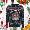 Custom Name Number NFL Chicago Bears Bengals Playing Field Ugly Christmas Sweater For Men And Women