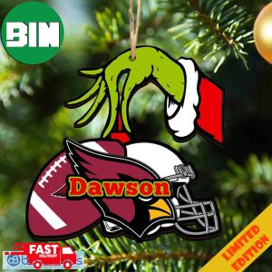 Arizona Cardinals NFL Grinch Ornament Personlized Christmas For Fans Gift 2023 Holidays