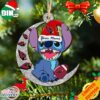 Arizona Cardinals Stitch Ornament NFL Christmas With Stitch Ornament