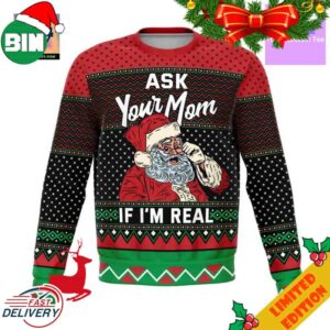 Asahi Super Dry Ugly Christmas Sweater If I’m Real Ugly Sweater For Men And Women