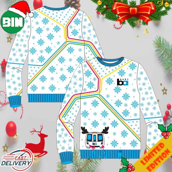 BART 2023 Ugly Holiday Christmas Sweater