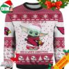 Baby Yoda Love Bud Light Beer Bud Beer Xmas Ugly Sweater For Men And Women