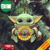 Baby Yoda Hug Iron Maiden The Future Past Tour 2023 Logo Christmas Tree Decorations Ornament