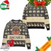 Bacardi 151 Reindeer Pattern Ugly Christmas Sweater For Men And Women