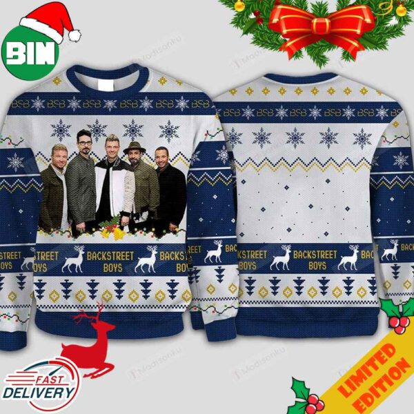 Backstreet Boys For Fan Christmas Gift 2023 Holiday Ugly Sweater