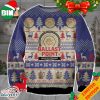 Bacardi Select Reindeer Snowflake Pattern Ugly Christmas Sweater For Men And Women