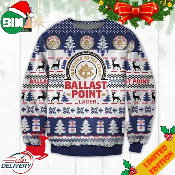 Ballast Point Lager Ugly Christmas Sweater For Men And Women