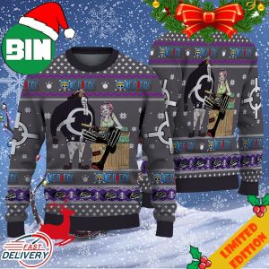 Bartholomew Kuma And Ginny One Piece 1098 Release Christmas 2023 Holiday Gift For One Piece Ugly Sweater