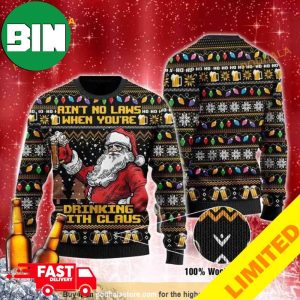 Beer Santa Claus Xmas Funny 2023 Holiday Custom And Personalized Idea Christmas Ugly Sweater