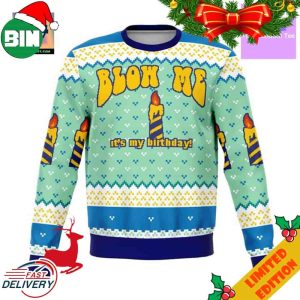 Blow Me Funny Meme Ugly Sweater For Men And Women