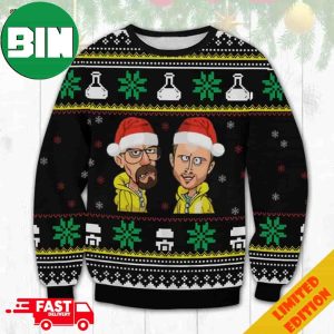 Breaking Bad Cartoon Ugly Christmas Sweater For Men And Women