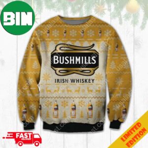 Bushmills Irish Whiskey Ugly Christmas Sweater For Men And Women