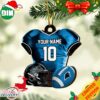 Carolina Panthers NFL Sport Ornament Custom Your Name And Number 2023 Christmas Tree Decorations