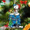 Carolina Panthers Snoopy And NFL Sport Ornament Personalized Your Family Name