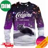 Coughing Cat Meme Christmas Ugly Sweater For Men And Women