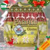 Cerveza Pacifico Clara Snowflake Reindeer Pattern Ugly Christmas Sweater For Men And Women