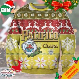 Cerveza Pacifico Clara Beer Ugly Christmas Sweater For Men And Women