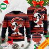 Chicago Bears Snoopy Dabbing 3D Ugly Christmas Sweater For Men And Women