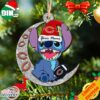 Chicago Bears Stitch Ornament NFL Christmas And Stitch With Moon Ornament