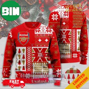 Christmas 2023 Arsenal Trending Ugly Sweater For Men And Women