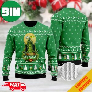 Christmas 2023 Subway Grinch Snowflake Ugly Christmas Sweater For Men And Women