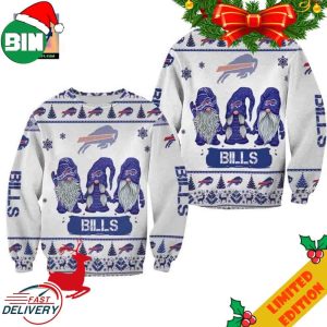 Christmas Gnomes Buffalo Bills Ugly Sweater For Men And Women