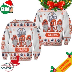 Christmas Gnomes Edmonton Oilers Ugly Sweater For Men And Women