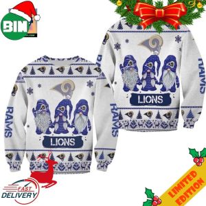 Christmas Gnomes Los Angeles Rams Ugly Sweater For Men And Women
