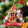 Cincinnati Bengals Snoopy And NFL Sport Ornament Personalized Your Family Name