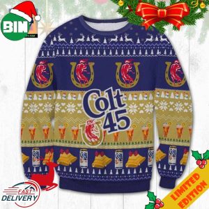 Colt 45 Beer Ugly Christmas Sweater For Men And Women