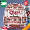 Coors Light Born In The Rockies Christmas Pattern Ugly Christmas Sweater For Men And Women