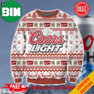 Coors Light Banquet Reindeer Ugly Christmas Sweater For Men And Women