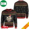 Cat Cocaine Snow Sweatshirt Knitted Christmas Ugly Sweater For Men And Women